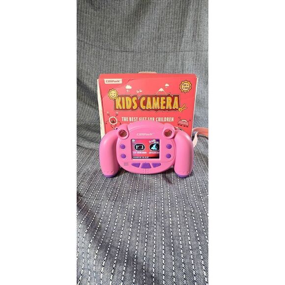 Campark Kids Pink Digital Camera - Picture 3 of 7